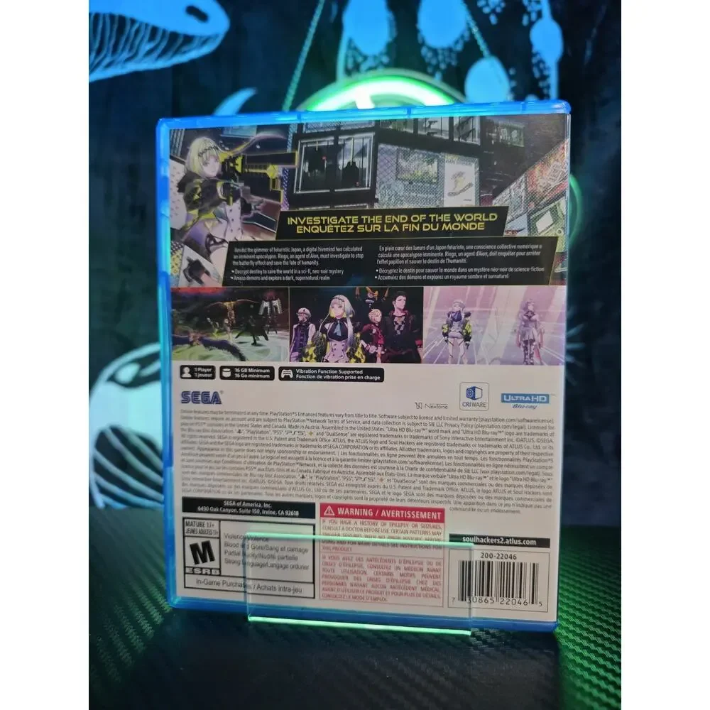 Sony PlayStation 5 Sega Atlus Soul Hackers 2 2022
